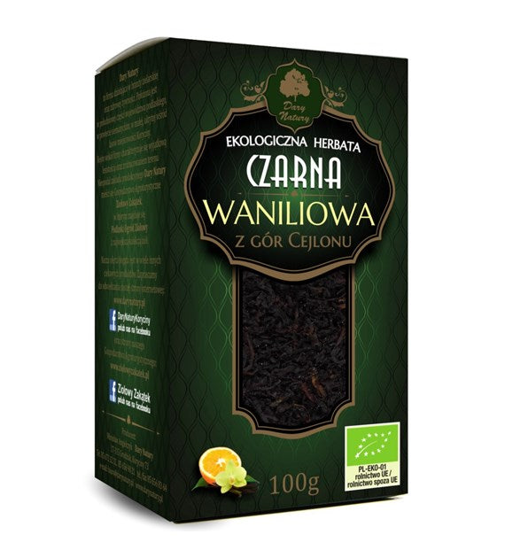 Herbata Czarna Waniliowa EKO 100g