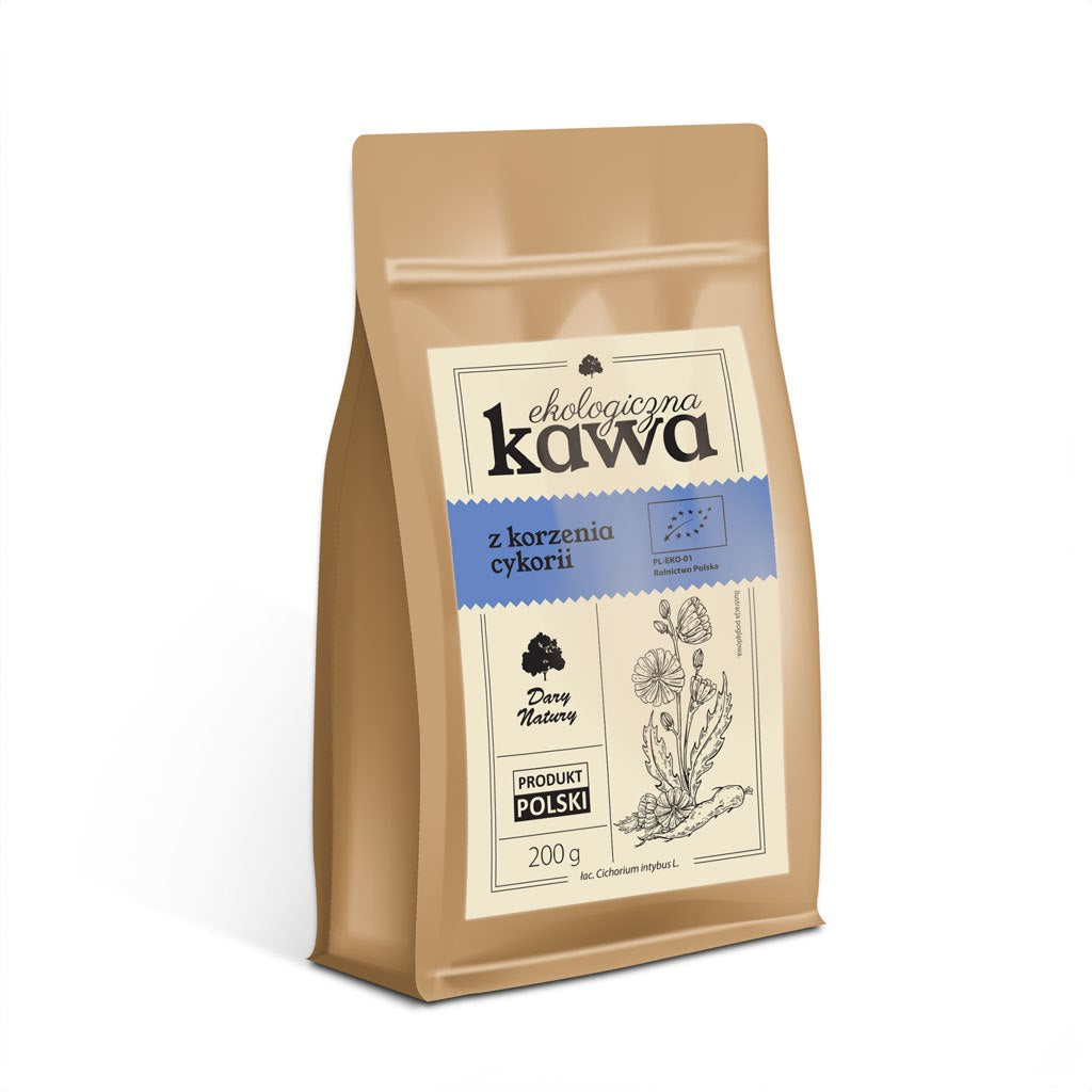 🌱 EKO Kawa z Korzenia Cykorii (100%) – Zdrowy Zamiennik Klasycznej Kawy 200g