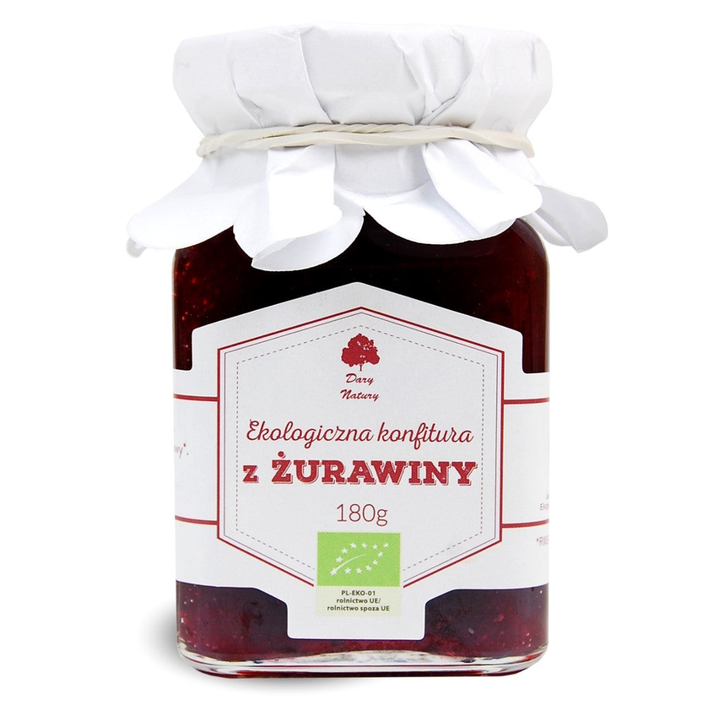 Konfitura z żurawiny EKO 180g