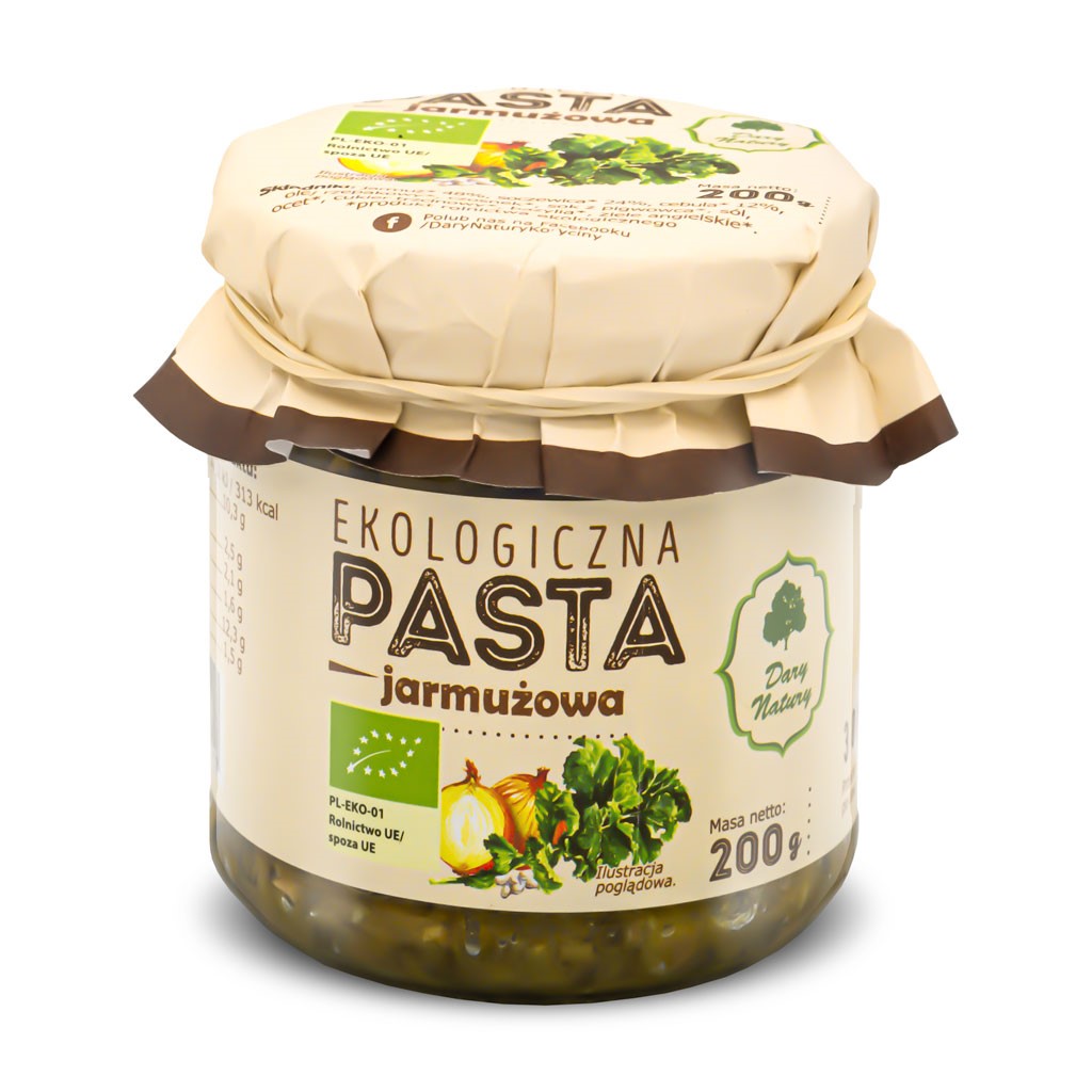 Pasta jarmużowa EKO 200g