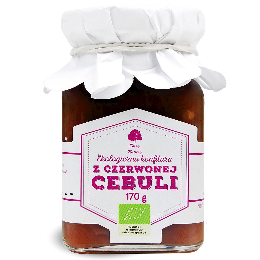 Konfitura z czerwonej cebuli EKO 170g