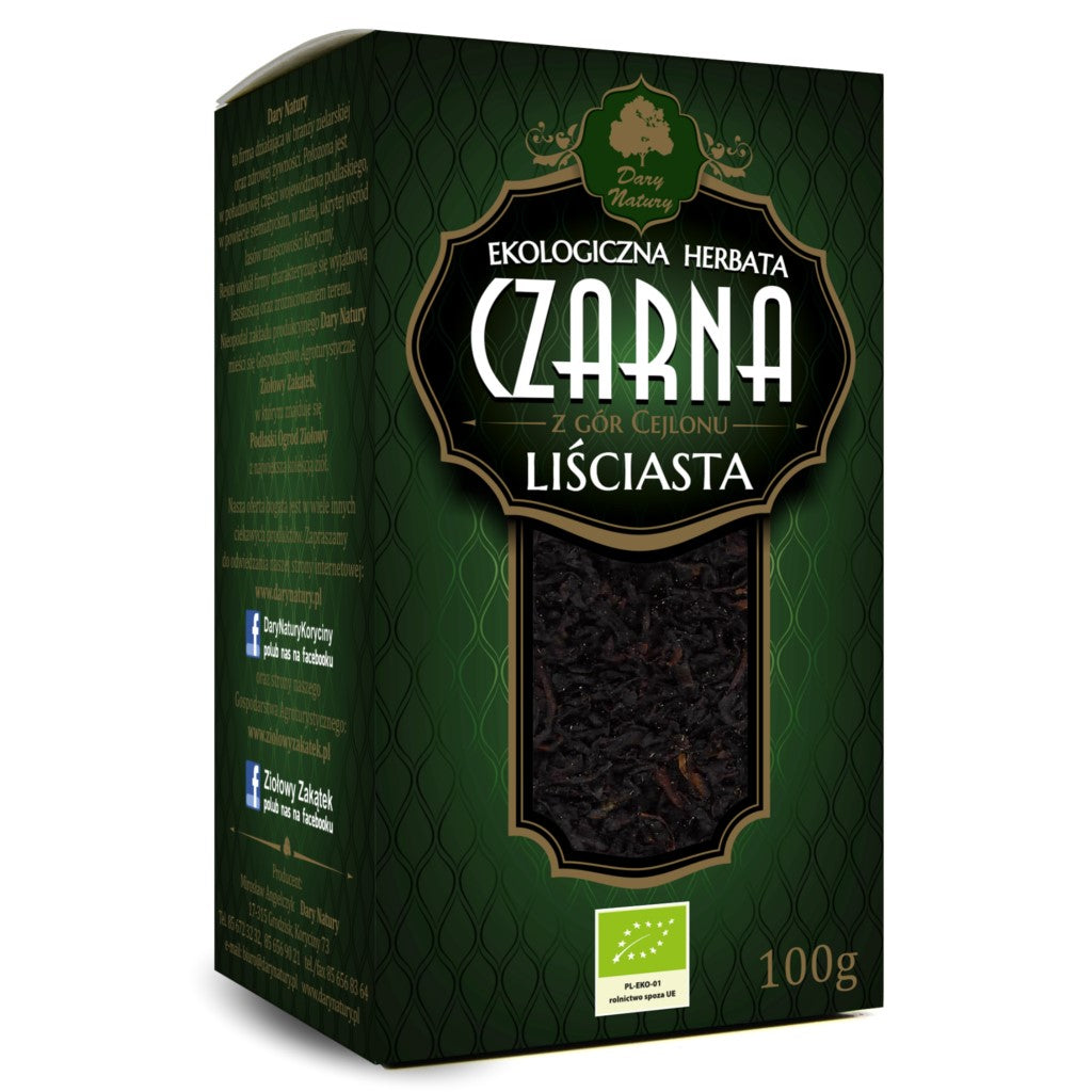 Herbata Czarna liściasta EKO 100g