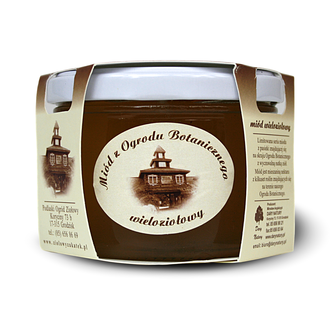 🌸 Miód z Ogrodu Botanicznego – Limitowana Seria Wieloziołowa 230g