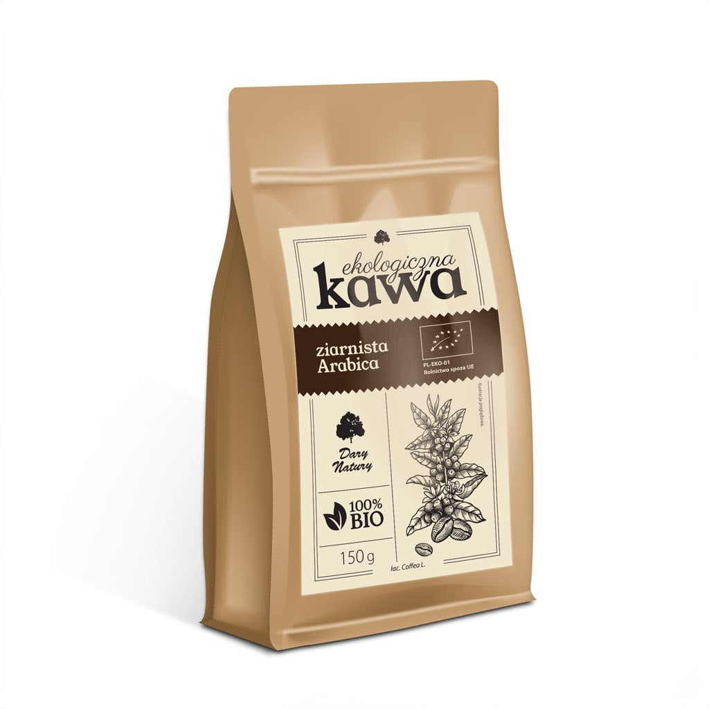 Kawa ziarno Arabica EKO 150g