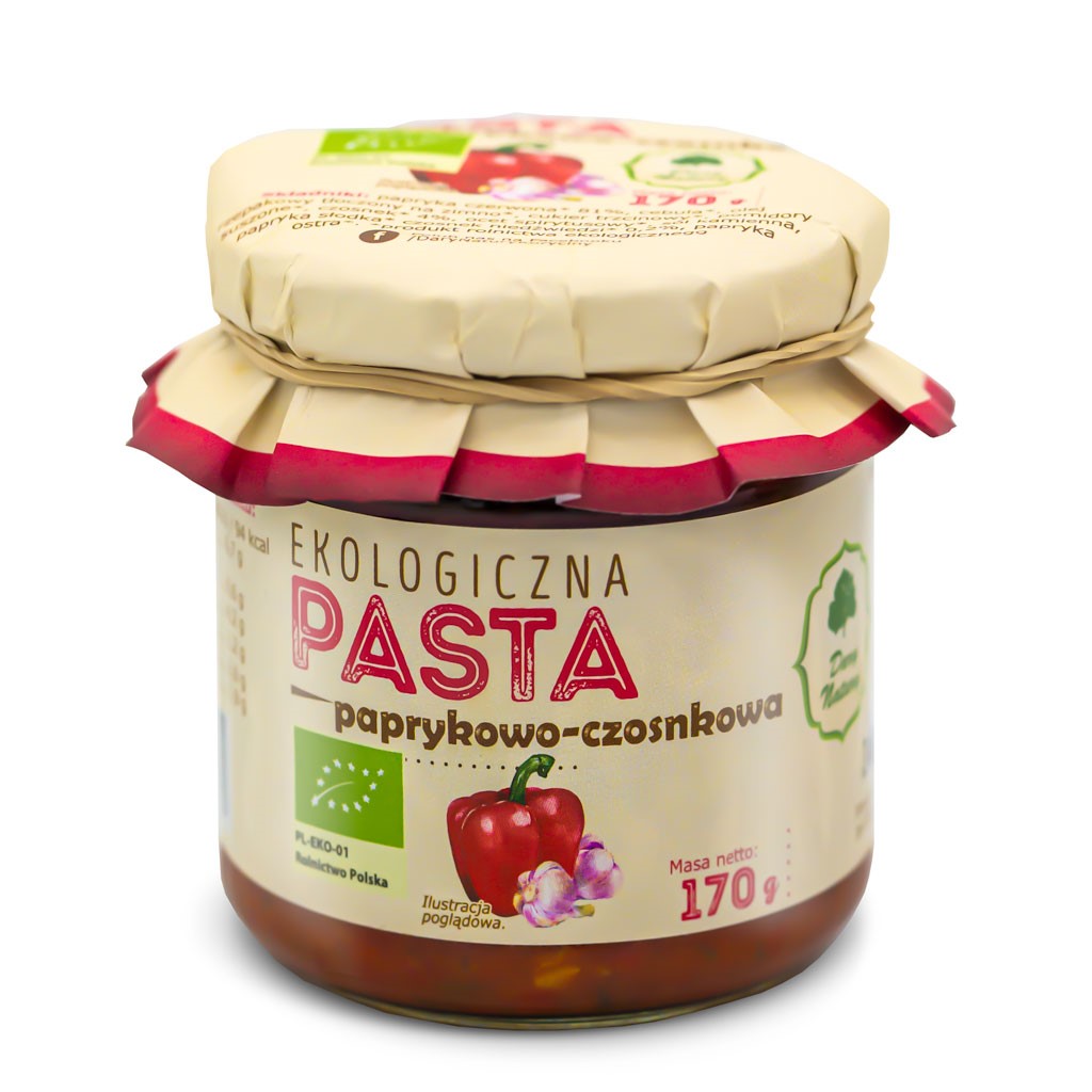 Pasta paprykowo-czosnkowa EKO 170g