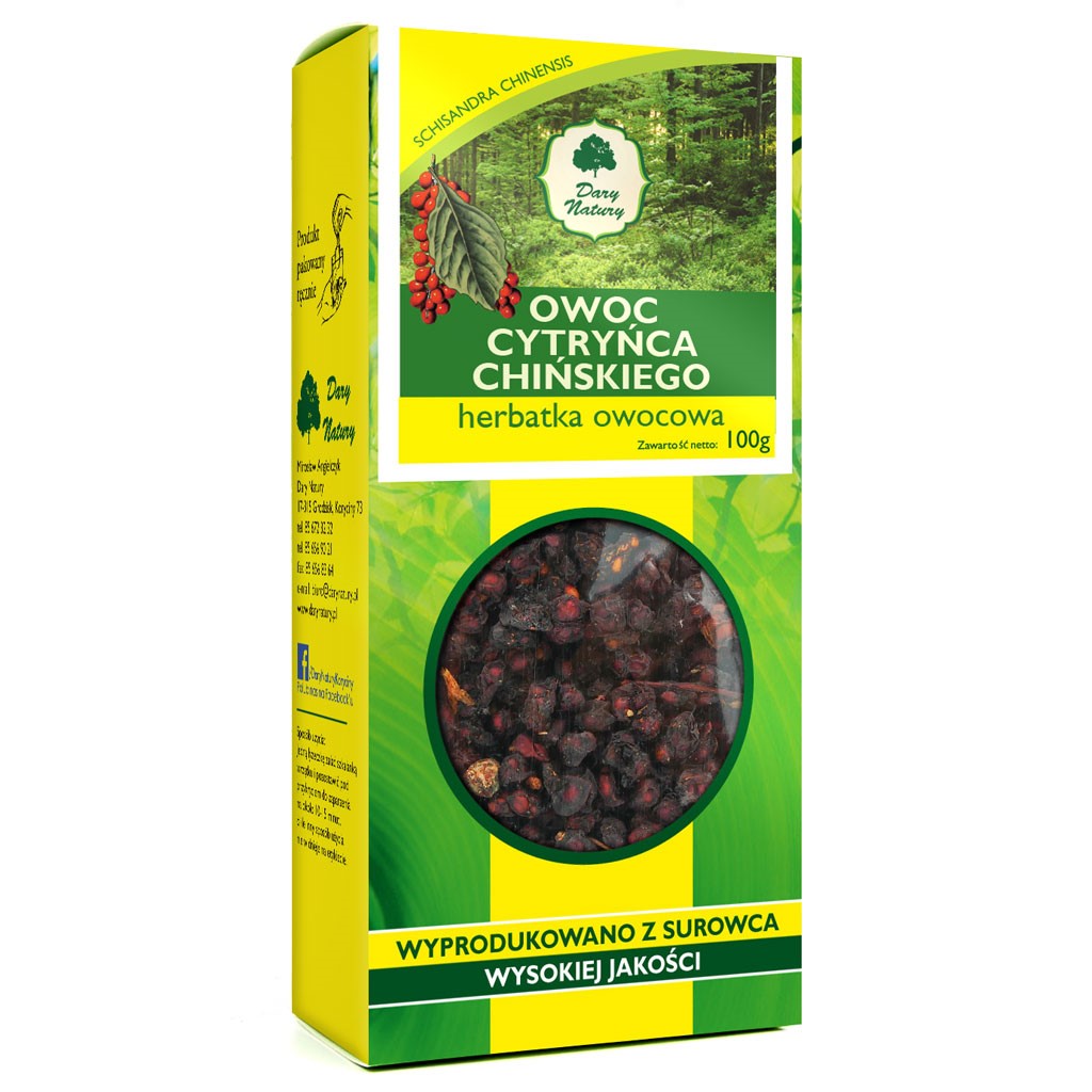 🍋 Cytryniec Chiński (Schisandra chinensis) 100g