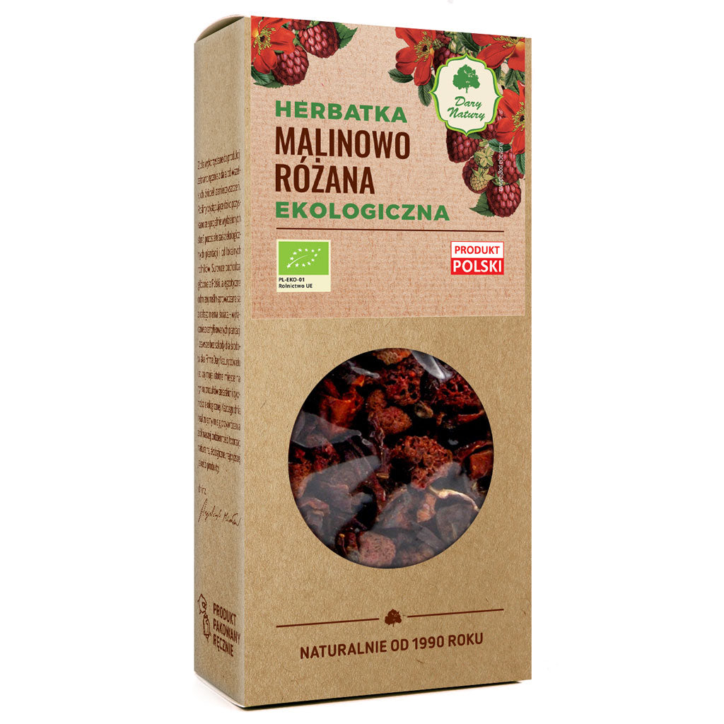 Herbatka Malinowo-Różana EKO 100g