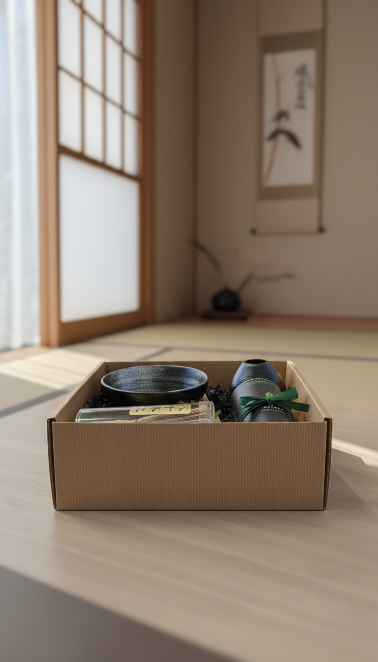 🍵 Ekskluzywny Zestaw do Ceremonii Matcha – Rytuał Japoński 'Kizuna' +Matcha