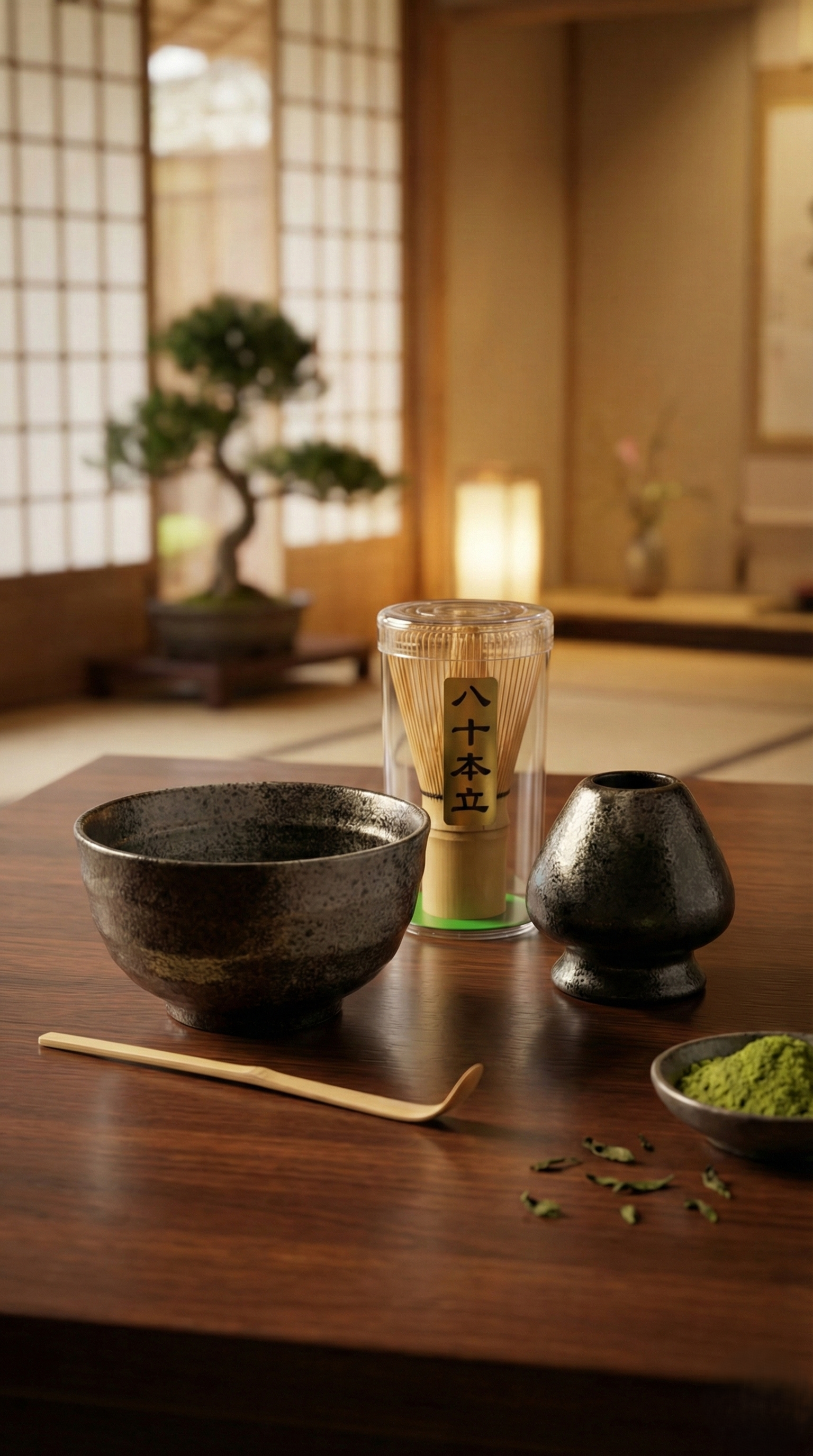 🍵 Ekskluzywny Zestaw do Ceremonii Matcha – Rytuał Japoński 'Kizuna'